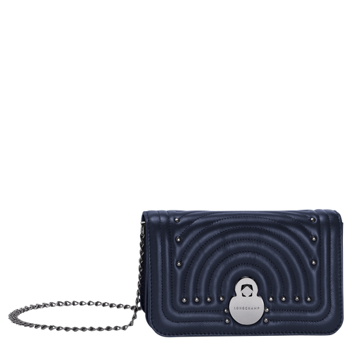 Wallet on chain, 006 Navy Wallet on chain, 006 Navy, hi-res