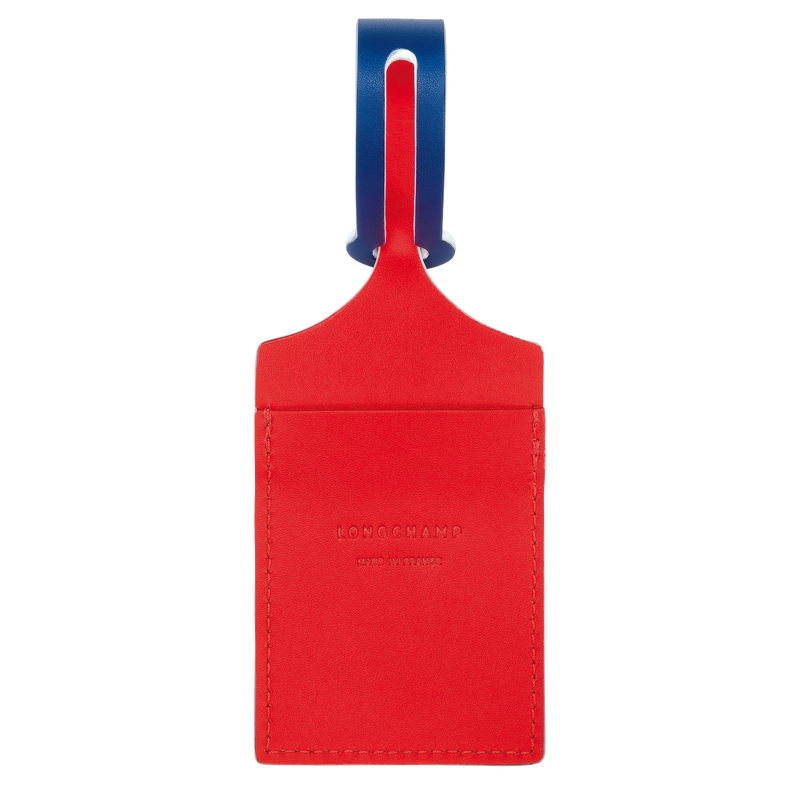 LGP Travel Luggage tag , Red - Leather  - View 2 of 2