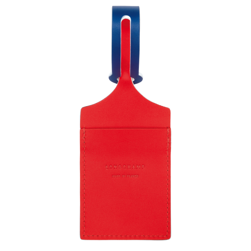 LGP Travel Luggage tag , Red - Leather  - View 2 of  2