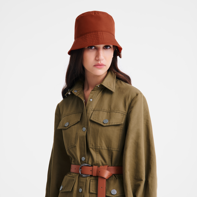 null Reversible bucket hat, Chestnut/Tomato