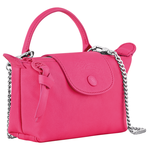特価ブランド XS Xtra Pliage Le Pouch US Longchamp | Leather - Pink バッグ