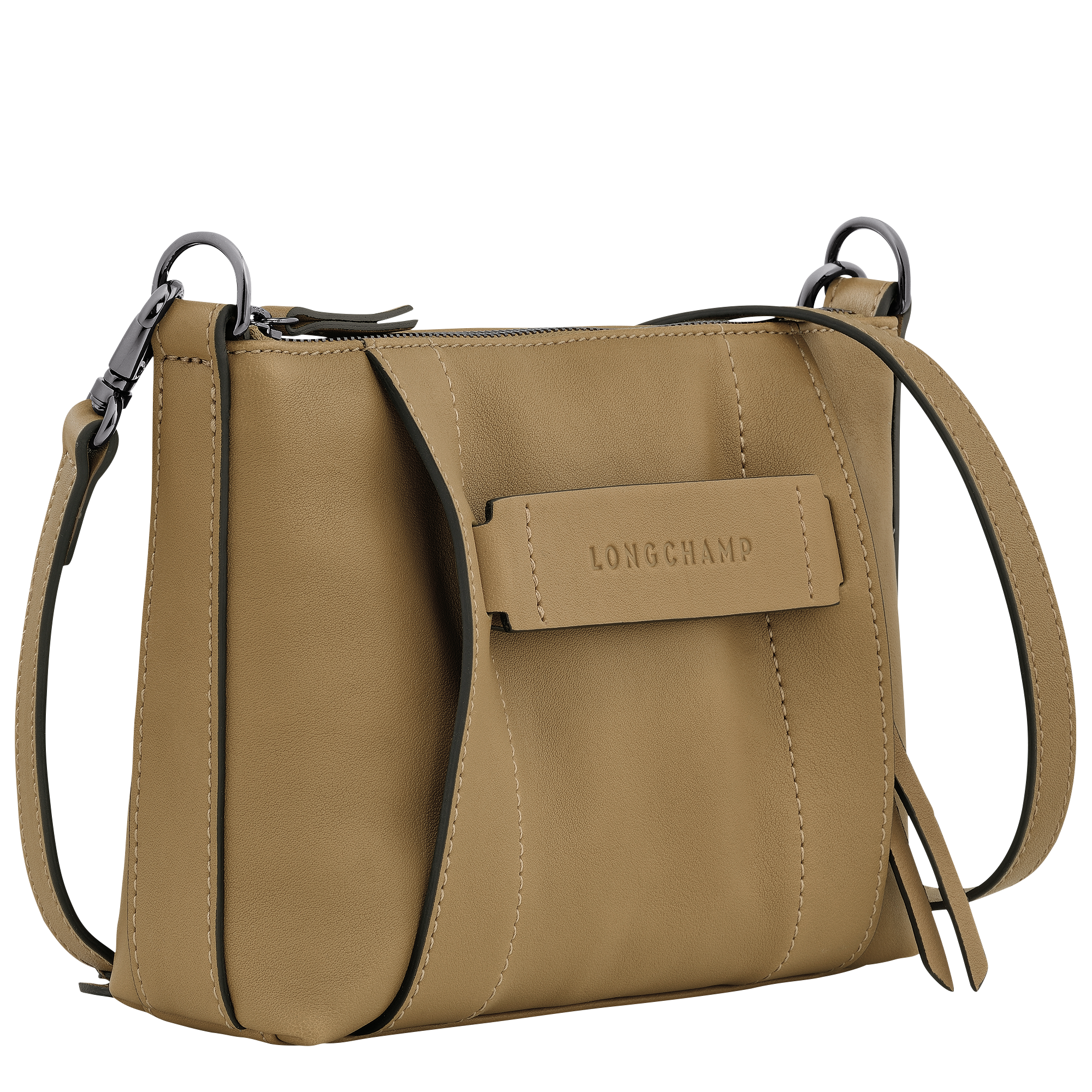 Longchamp 3D Crossbody bag S, Tobacco