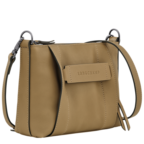 Longchamp 3D S Crossbody bag , Tobacco - Leather - View 3 of 4