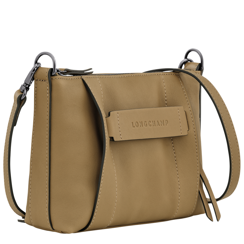 Longchamp 3D S Crossbody bag , Tobacco - Leather  - View 3 of 4