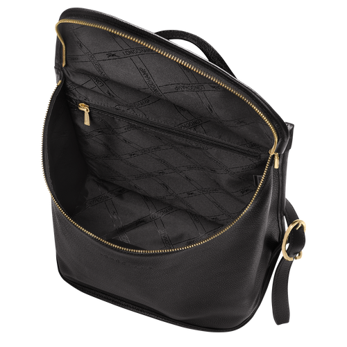 Le Foulonné Backpack , Black - Leather - View 5 of 6