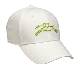 Solid cap , White - Organic cotton
