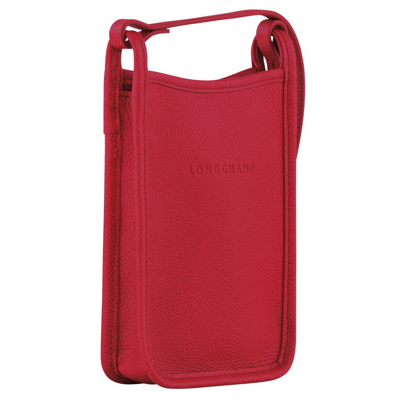 Etui t&eacute;l&eacute;phone Le Foulonn&eacute; , Cuir - Love  - Vue 3 de 5
