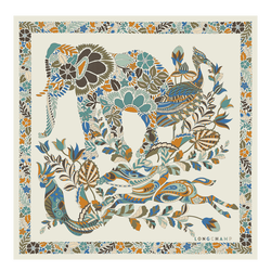 Forêt Longchamp Silk scarf 50 , Paper - Silk