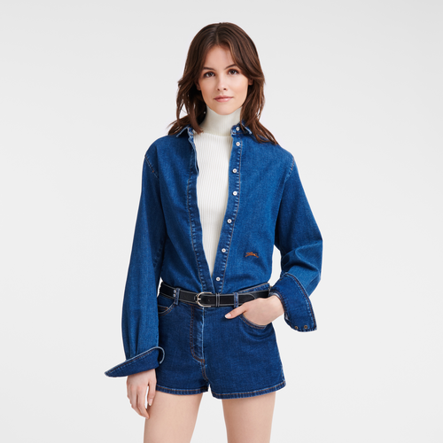 Hemd , Denim - Denim - Weergave 2 van  3