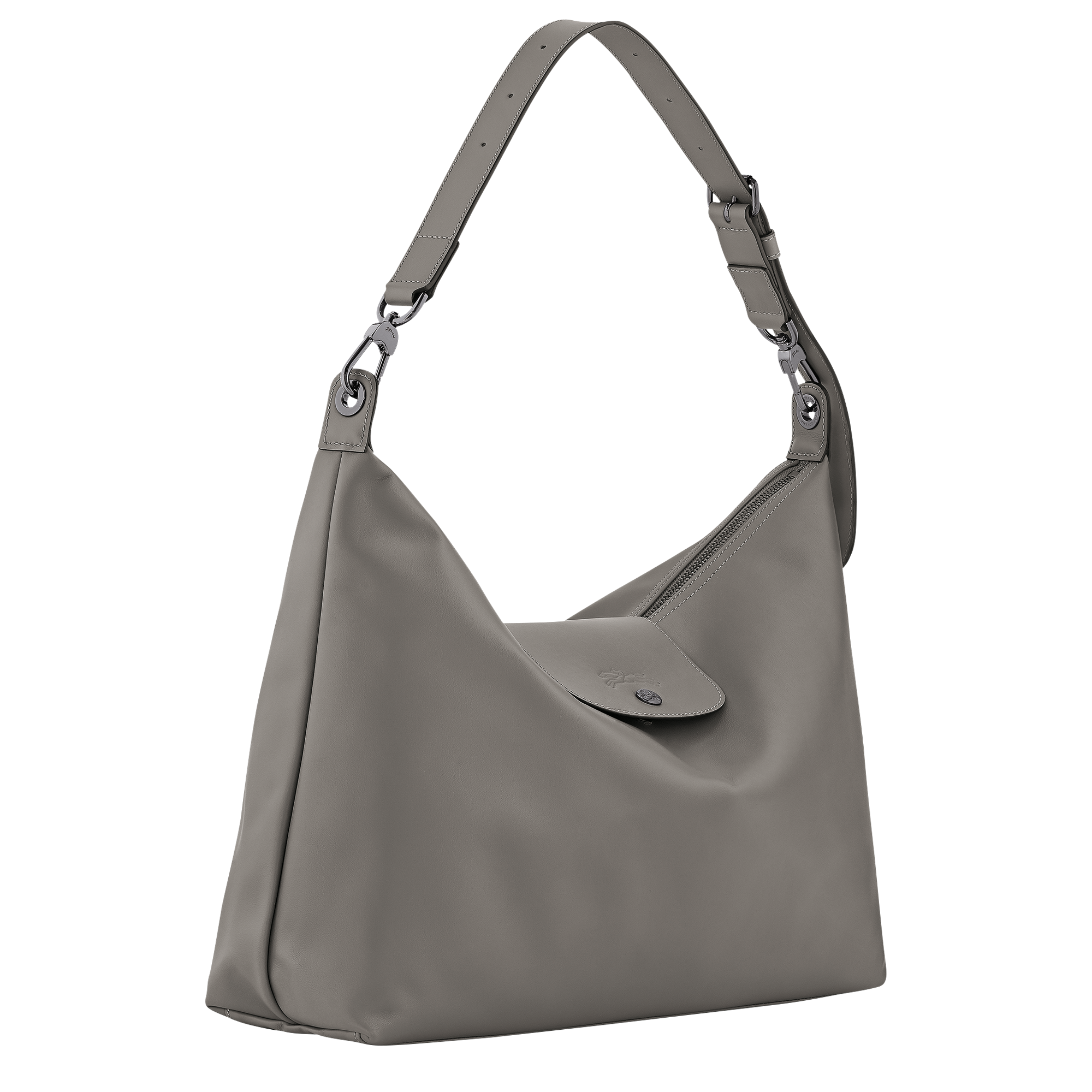 Le Pliage Xtra 半月形單肩包 XL, 斑鳩色