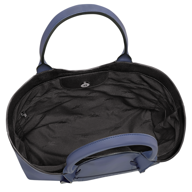 Sac port&eacute; &eacute;paule L Longchamp 3D , Cuir - Chardon  - Vue 5 de 5