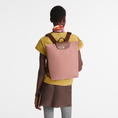 Le Pliage Original M Backpack , Pink Tea - Canvas