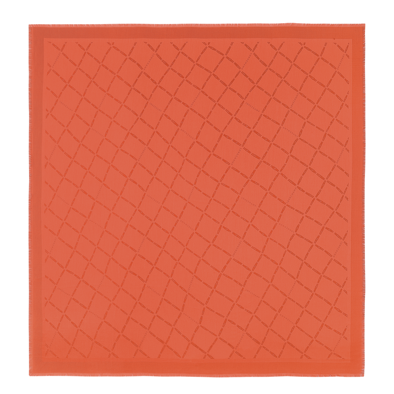 Schal Le Roseau , Seidenmischung  - Orange  - Ansicht 1 von 2