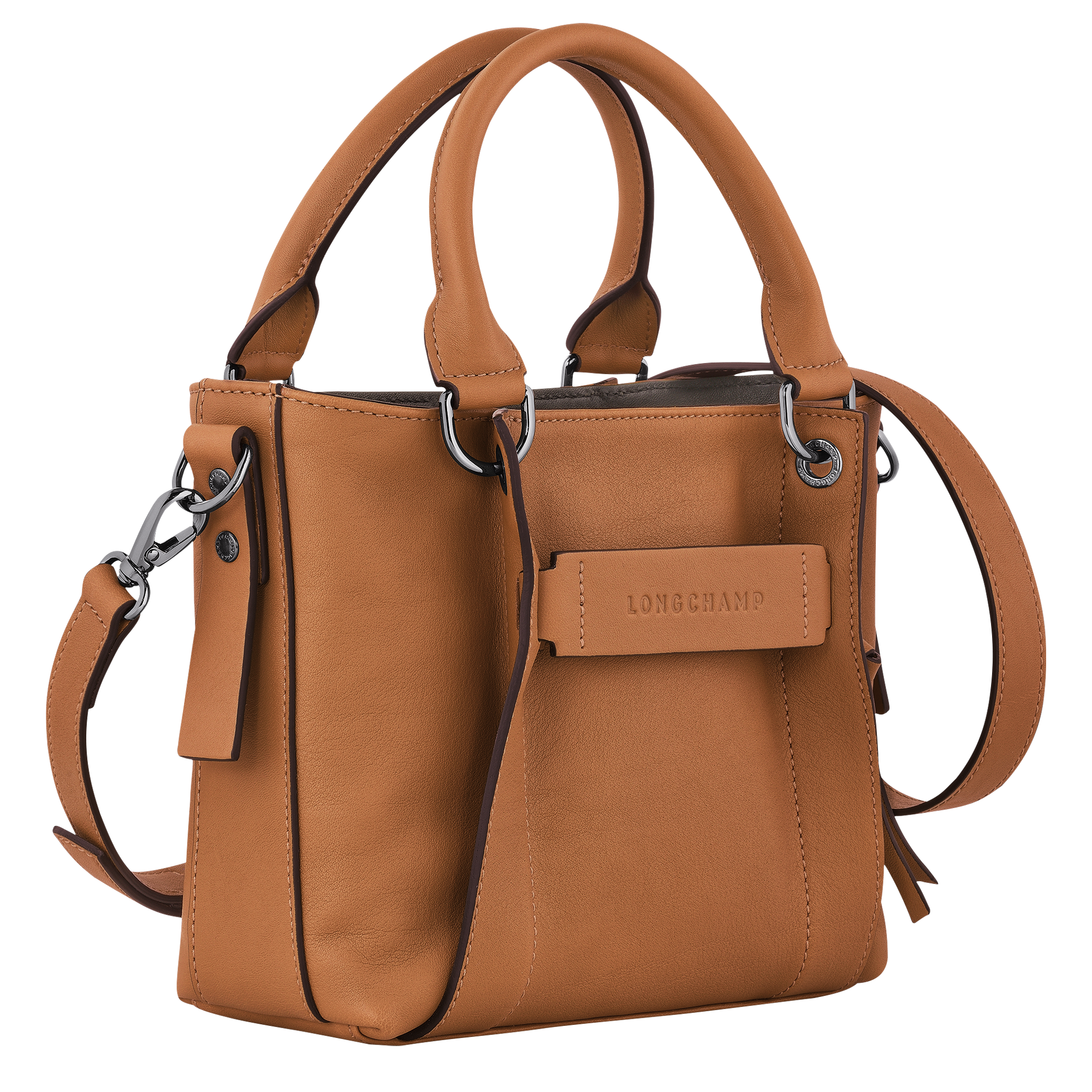 Longchamp 3D Borsa con manico S,  Naturale