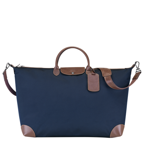 Reisetasche M Boxford , Recyceltes Canvas - Blau - Ansicht 1 von 6