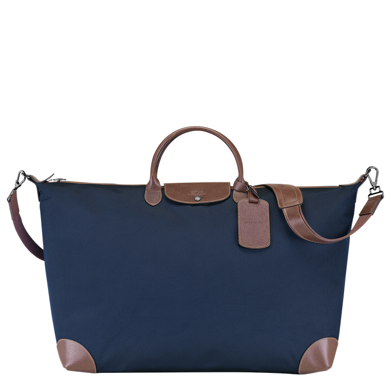 Reisetasche M Boxford , Recyceltes Canvas - Blau  - Ansicht 1 von 6