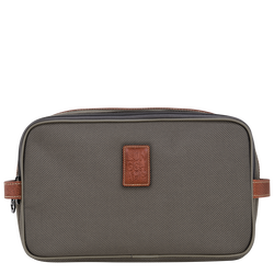 Boxford Toiletry case , Brown - Recycled canvas