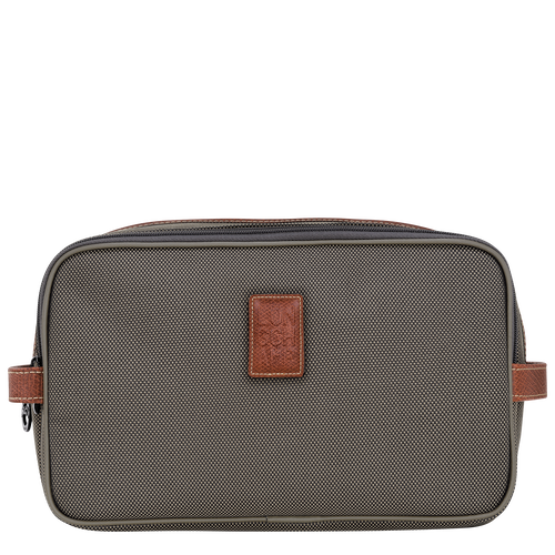 Boxford Toiletry case , Brown - Recycled canvas - View 1 of  5