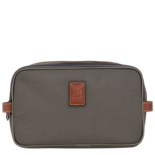 Boxford Toiletry case , Brown - Recycled canvas - View 1 of 5