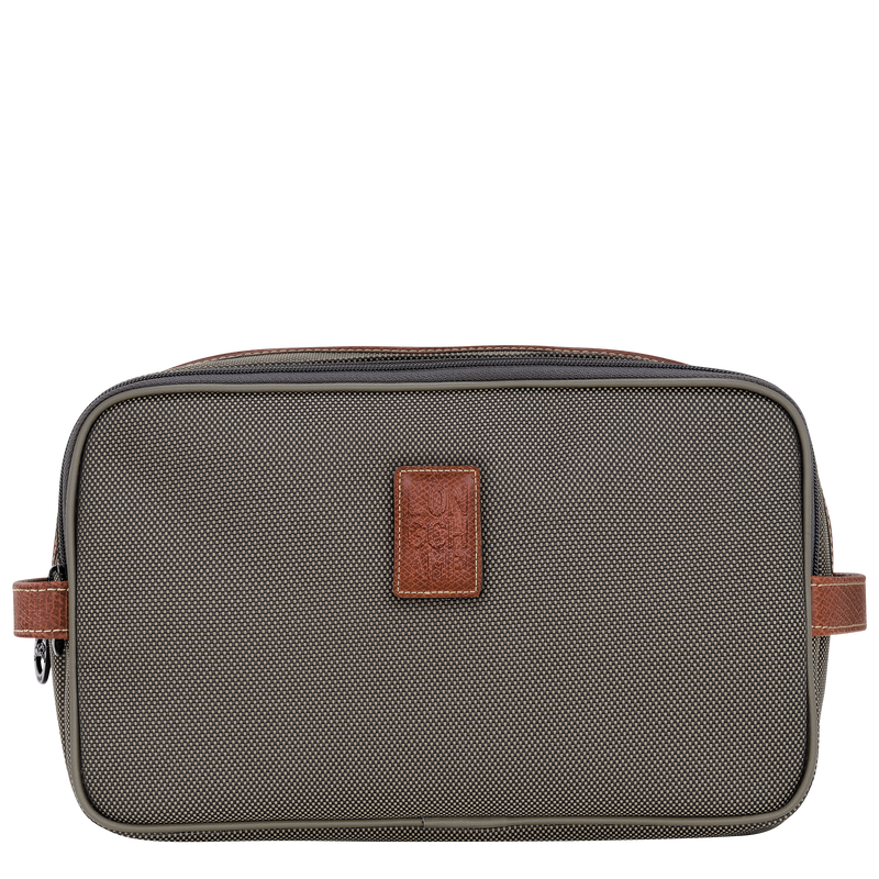 Boxford Toiletry case , Brown - Recycled canvas  - View 1 of  5