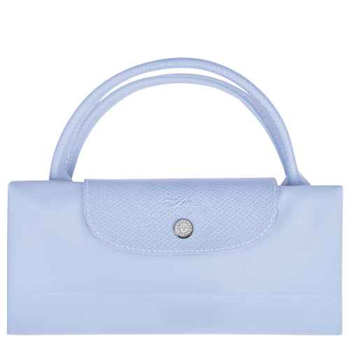 Le Pliage Green S Travel bag , Sky Blue - Recycled canvas - View 4 of  4