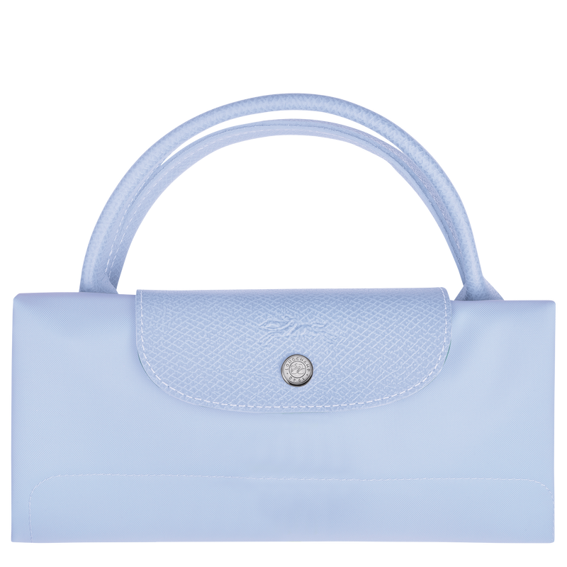 Le Pliage Green S Travel bag , Sky Blue - Recycled canvas  - View 4 of  4