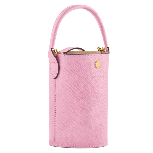 Umhängetasche XS Épure , Leder - Pink - Ansicht 3 von 5