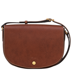 &Eacute;pure M Crossbody bag , Brown - Leather
