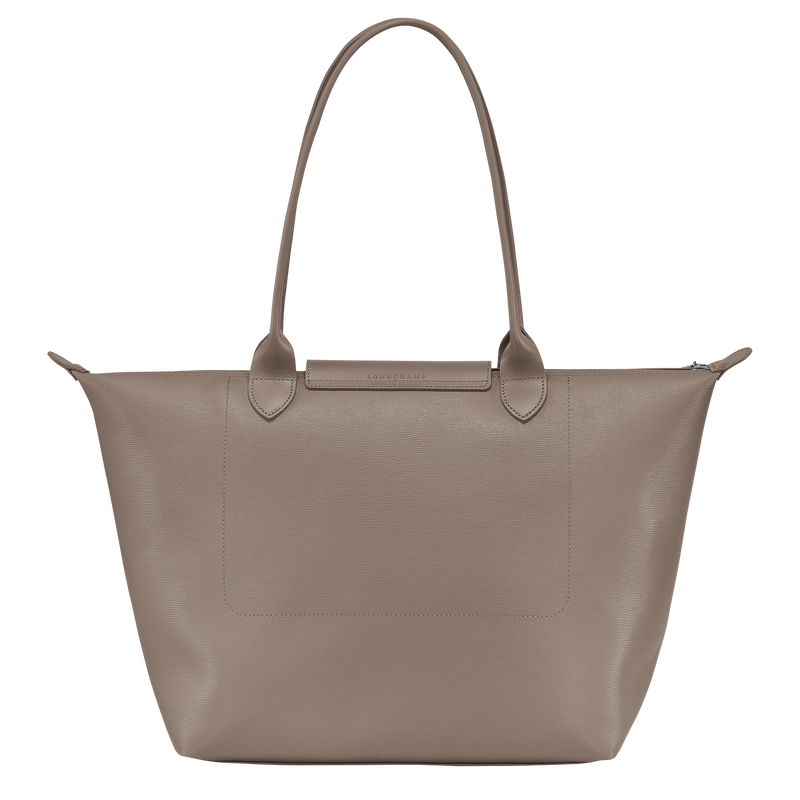 Le Pliage City L Tote bag , Taupe - Canvas  - View 4 of 4