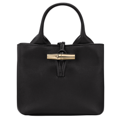 Le Roseau XS Handbag , Black - Leather