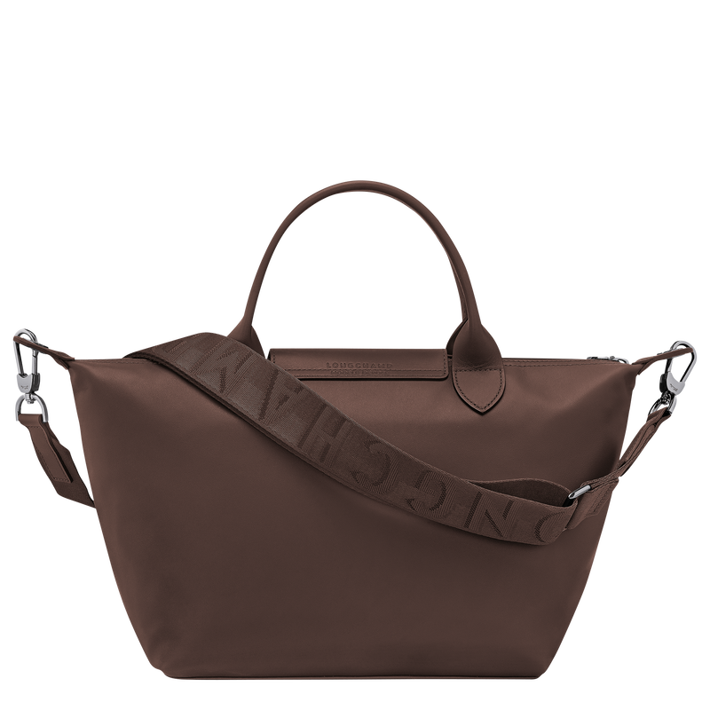 Sac &agrave; main S Le Pliage Xtra , Cuir - Moka  - Vue 3 de 5