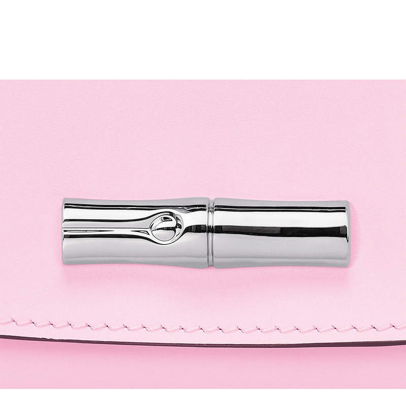 Roseau Clutch , Pink - Leather  - View 6 of  6