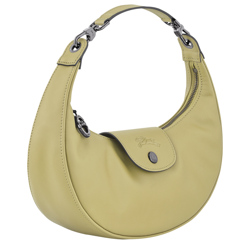 Borsa da spalla S Le Pliage Xtra , Pelle - Pistacchio  - View 3 of  6