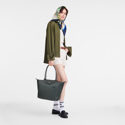 Le Pliage Green 肩揹袋 L , 石墨 - 再生帆布