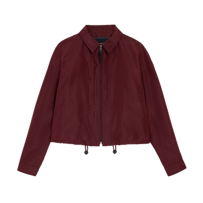 Jacket , Burgundy - Techno taffeta