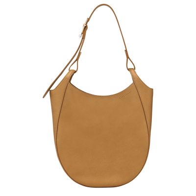 Le Foulonné L Hobo bag , Nutmeg - Leather