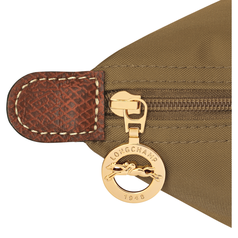 Le Pliage Original L Tote bag , Olive - Recycled canvas  - View 5 of 6