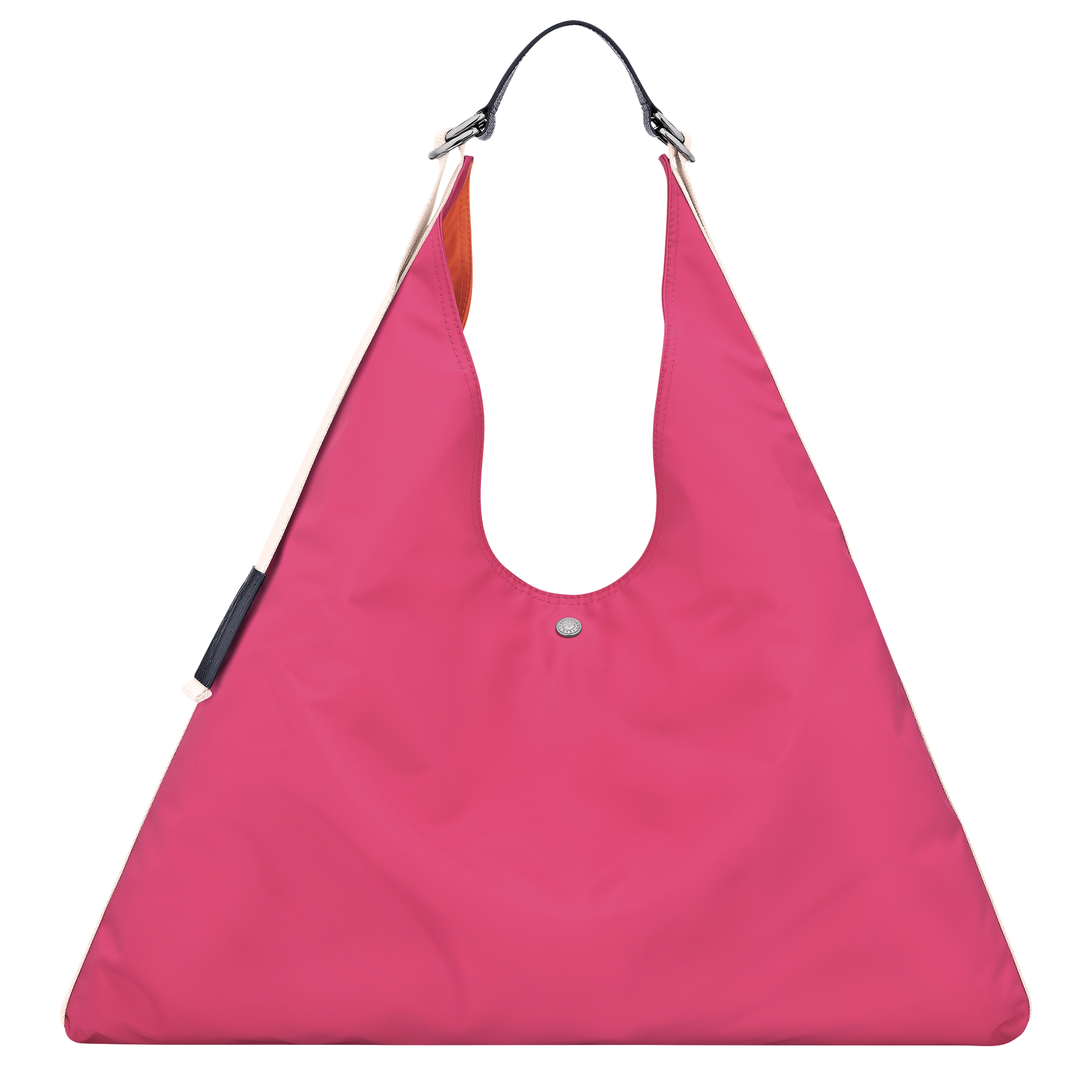 Re-Play Borsa da spalla XL,  Arancio/Rosa