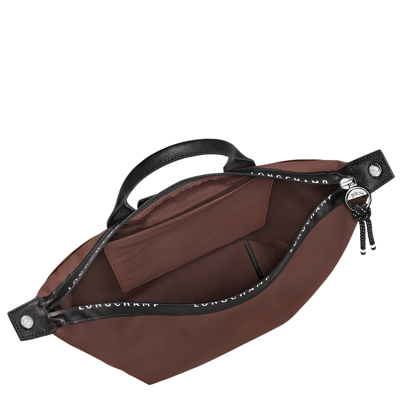 Sac &agrave; dos L Le Pliage Energy , Toile recycl&eacute;e - Cacao  - Vue 5 de 6