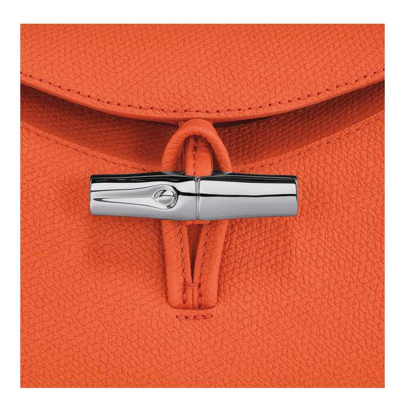 Roseau S Hobo bag , Orange - Leather  - View 6 of  6