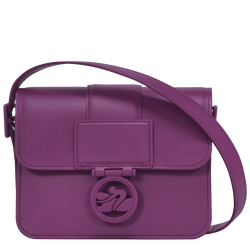 Sac bandoulière S Box-Trot , Cuir - Violette