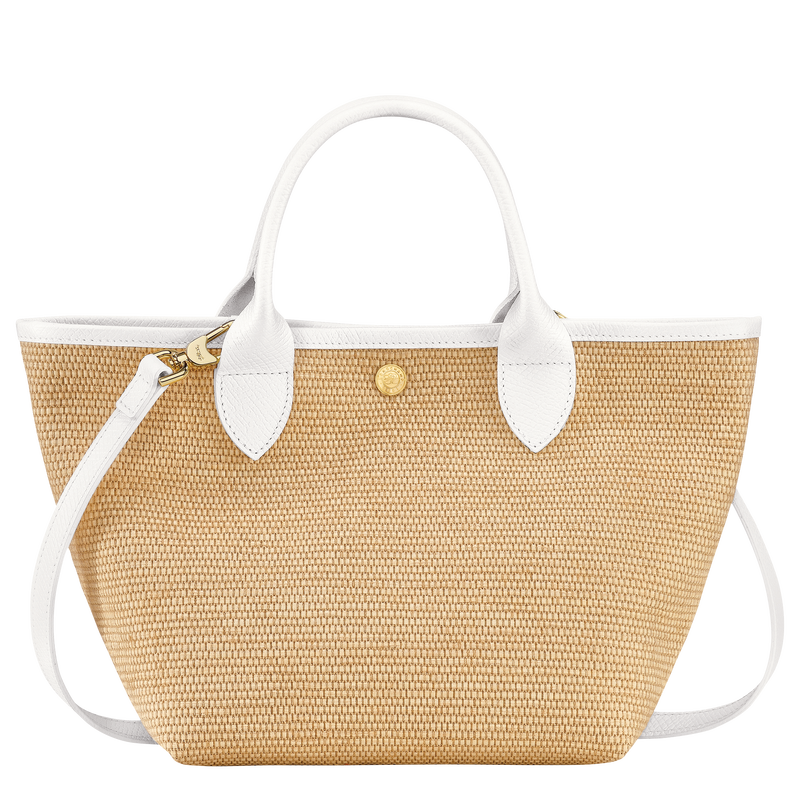 Handtasche S Le Panier Pliage , Canvas - Weiss  - Ansicht 4 von 5