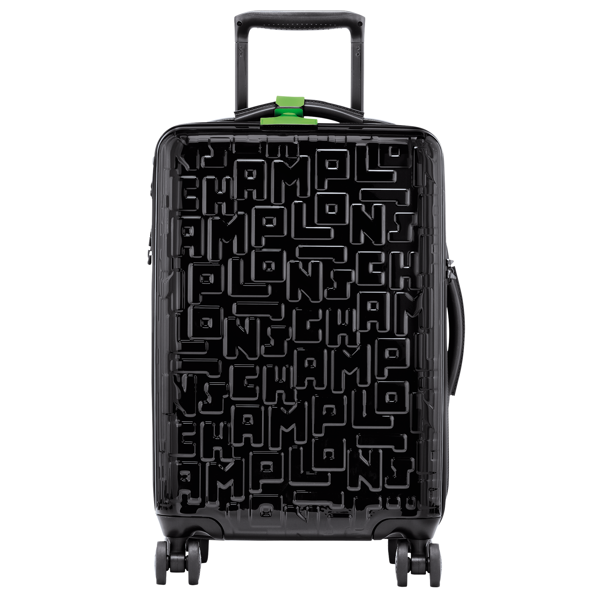 LGP Travel M Suitcase Black Polycarbonate Longchamp US