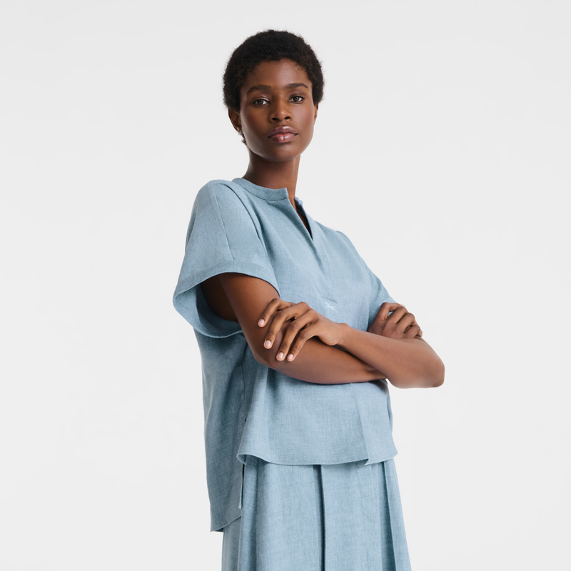 Shirt , Slate - Linen  - View 5 of  5