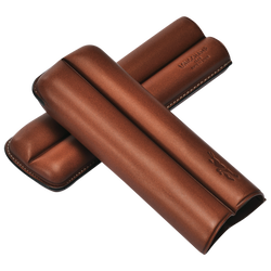 Other lines Cigars case , Brown - Leather