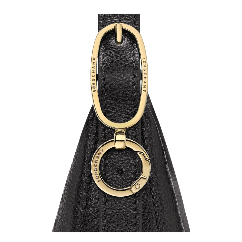 Le Foulonn&eacute; S Crossbody bag , Black - Leather  - View 6 of  6
