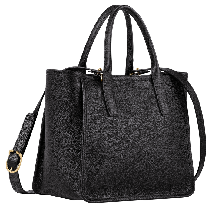 Le Foulonné Sac cabas M, Noir