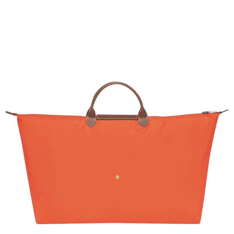 Le Pliage Original M Travel bag , Orange - Recycled canvas  - View 4 of  6
