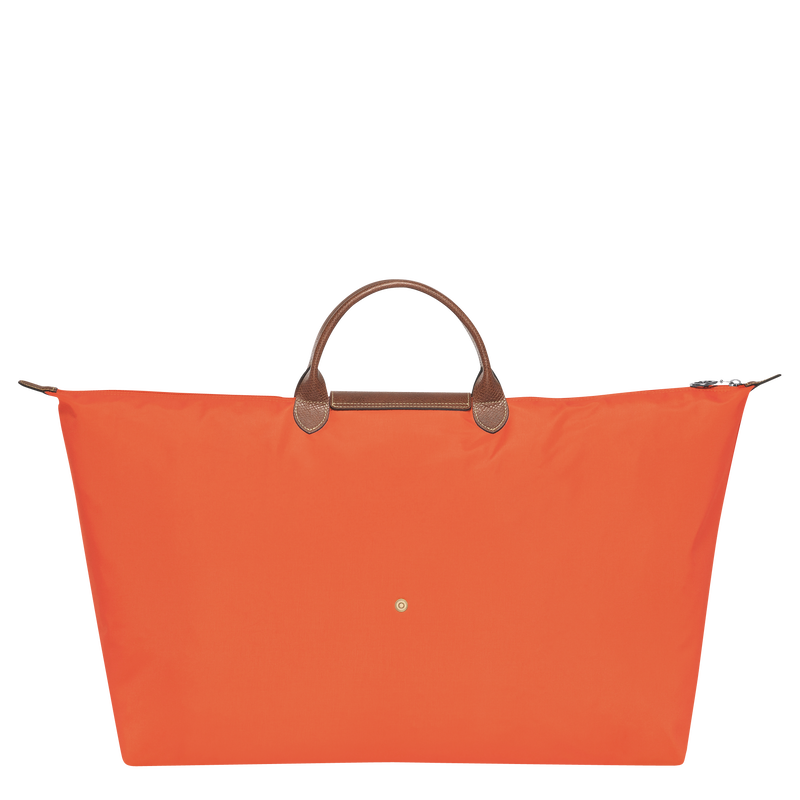 Le Pliage Original M Travel bag , Orange - Recycled canvas  - View 4 of 6