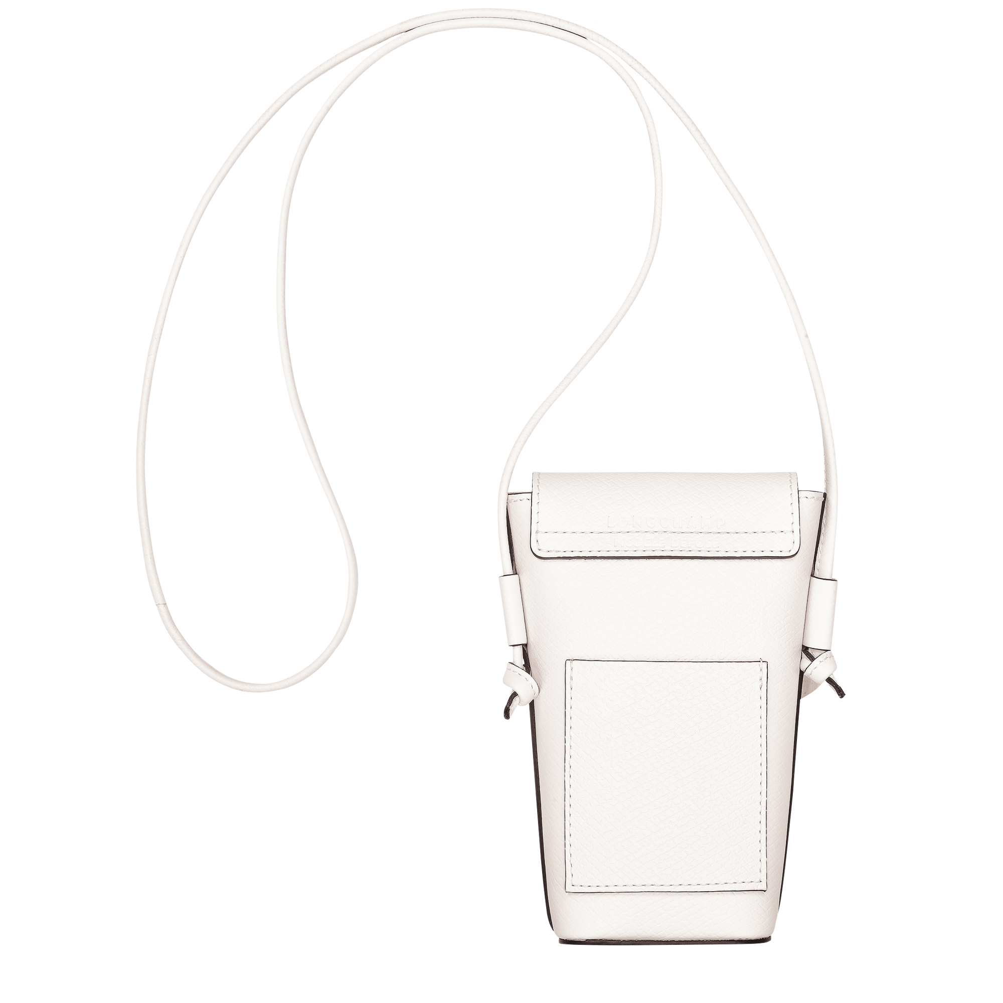 Phone case with leather lace, White - View 4 of
4 - zoom in Épure Phone case with leather lace, White